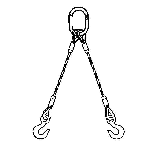 2-leg wire rope slings