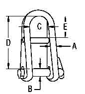 Halyard Shackle Diagram