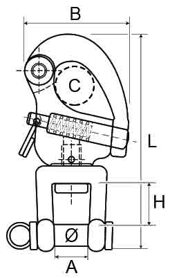 Jaw Swivel Snap Shackle Diagram