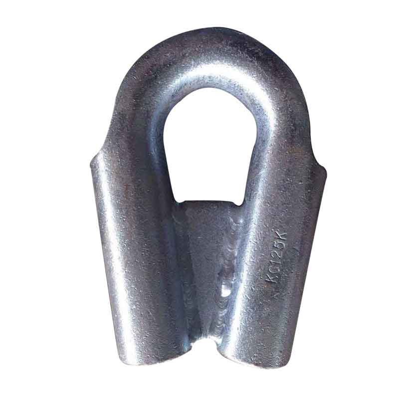 Zinc Plated Steel AN-100 Type Wire Rope Thimbles - DuraBrite Wire Rope  Thimbles