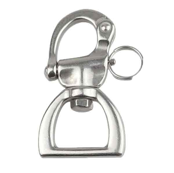 Swivel Eye Snap Shackles Locking for Spinnaker Halyard Sailing