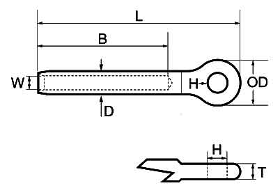 Swage Eye Terminal diagram