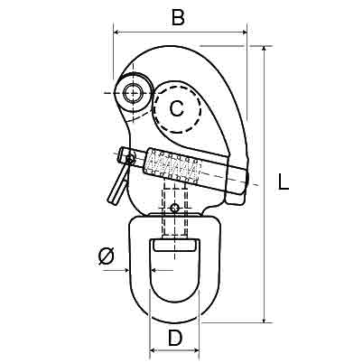 Swivel Snap Shackle Diagram