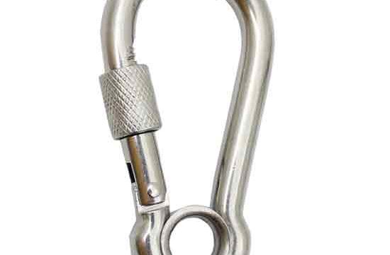 Carabiner with Screw Nut and Eye|Screwgate Carabiner|Stainless Steel