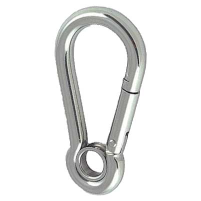 Carabiner Snap Hook with Eye and Screw Lock