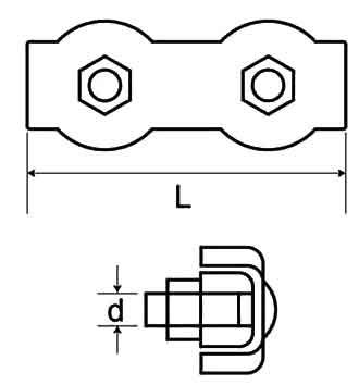 Duplex Wire Rope Grip Diagram