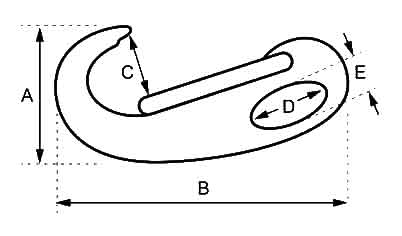 Egg Shape Spring Hook Diagram