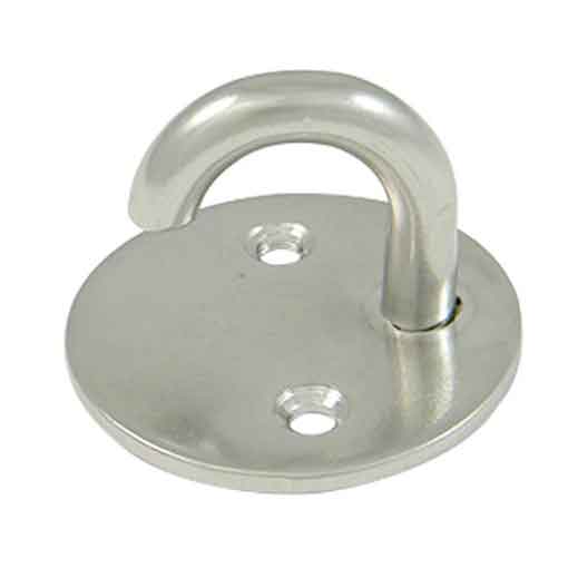 Aluminium snap hook 86 mm - round eye