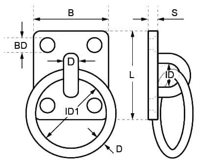 Square Ring Deck Plate Diagram