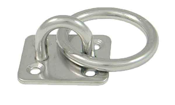 Square Ring Pad Eye|Square Ring Deck Plate|Stainless Steel