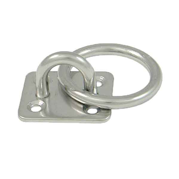 STAINLESS STEEL D RING PAD EYE - T6DRPE3-20 — Kerr Unit Inc