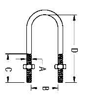 Wide U Bolt Diagram