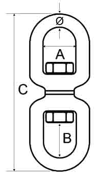 Eye & Eye Swivel Diagram