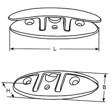 Folding Deck Cleat Diagram