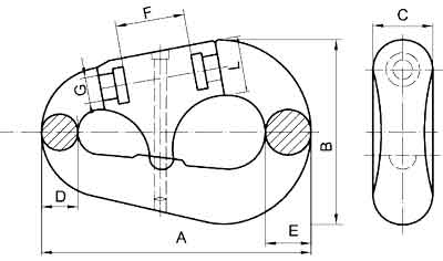 Pear Anchor Joining Links Diagram