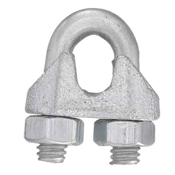 20-Pack 3/4" Galvanized Malleable Wire Rope Clips 