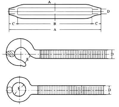 JIS FRAME TURNBUCKLE DIAGRAM