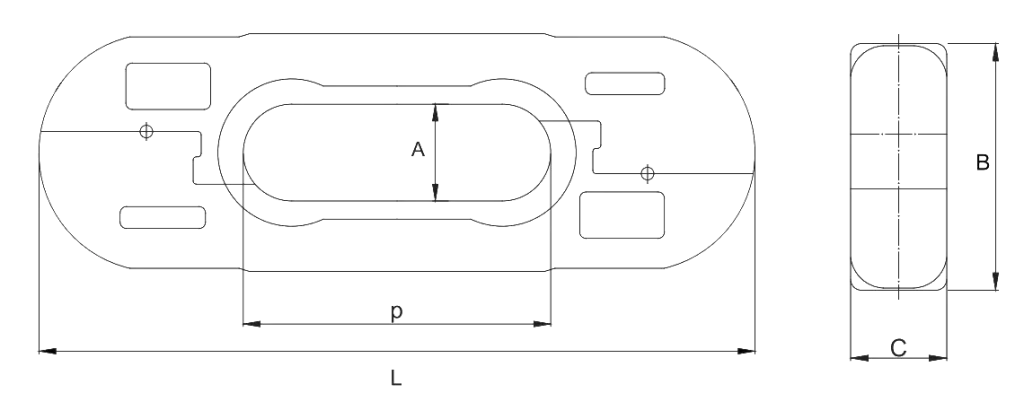 Block Type Connetctor Drawing